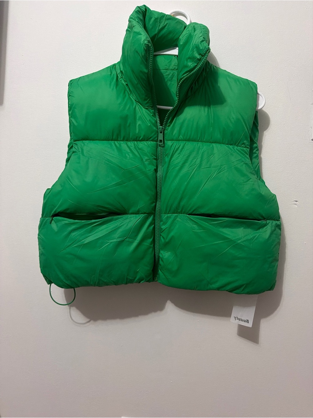 Women’s Green Puffer Vest